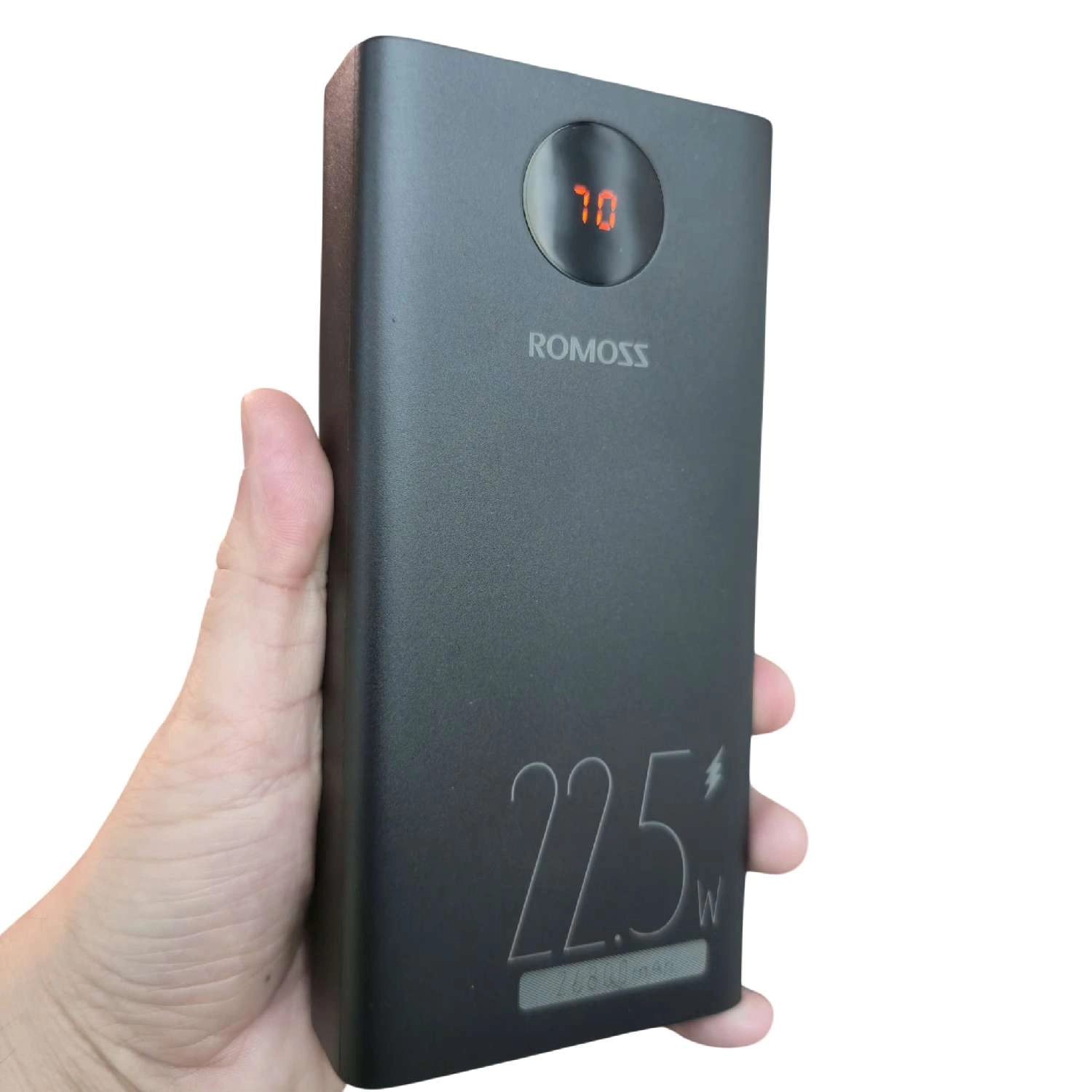 Pin sạc dự phòng ROMOSS PEA26 22.5W 26800mAh, có màn hình và 3 cổng ra