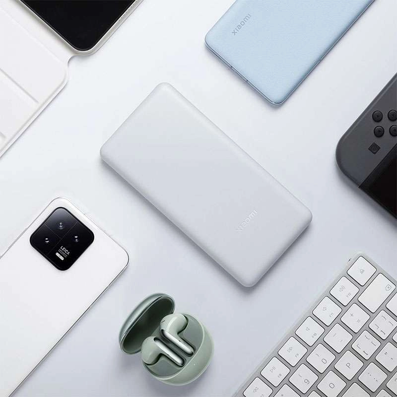 Pin sạc dự phòng Xiaomi 10000mAh 22.5W Lite P16ZM Màu xám nhạt