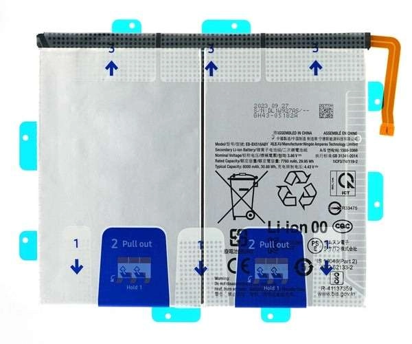 Thay Pin Samsung Galaxy Tab S9 FE BX516ABY 8000mAh 30.88Wh