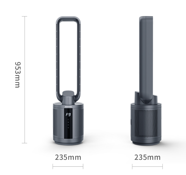 Quạt không cánh thông minh Daewoo Midnight Blue F9 Max