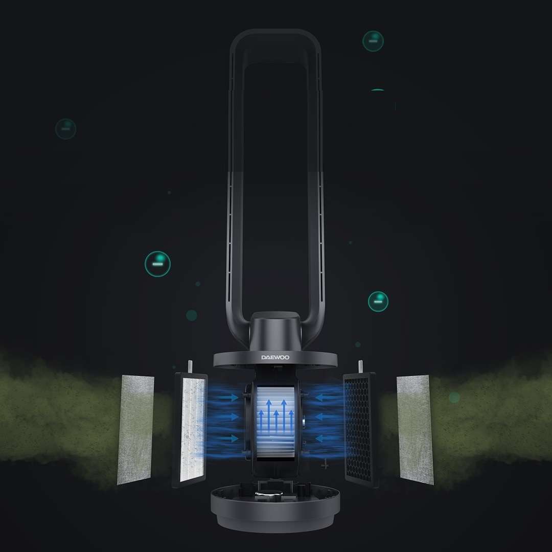 Quạt không cánh thông minh Daewoo Midnight Blue F9 Max	