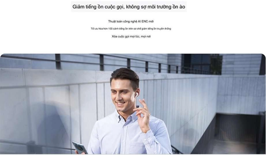 Tai nghe không dây Wingcloud Earbuds X3i - WT50106-01	