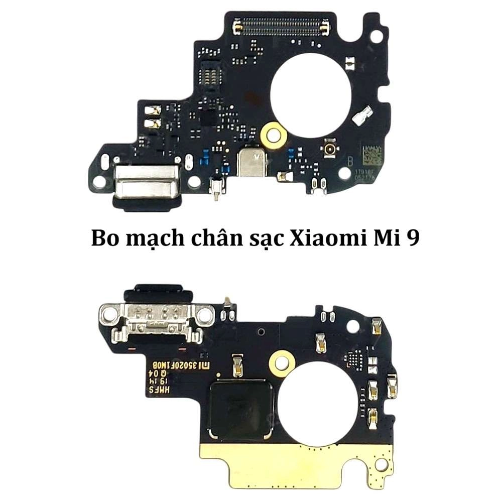 Thay bo mạch chân sạc Xiaomi Mi 9 gồm cả micrphone nghe gọi đàm thoại