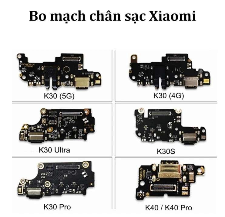 Thay bo mạch chân sạc Xiaomi Remi K30 / K30 Pro / K30 Ultra / K30S kèm míc và ổ sim