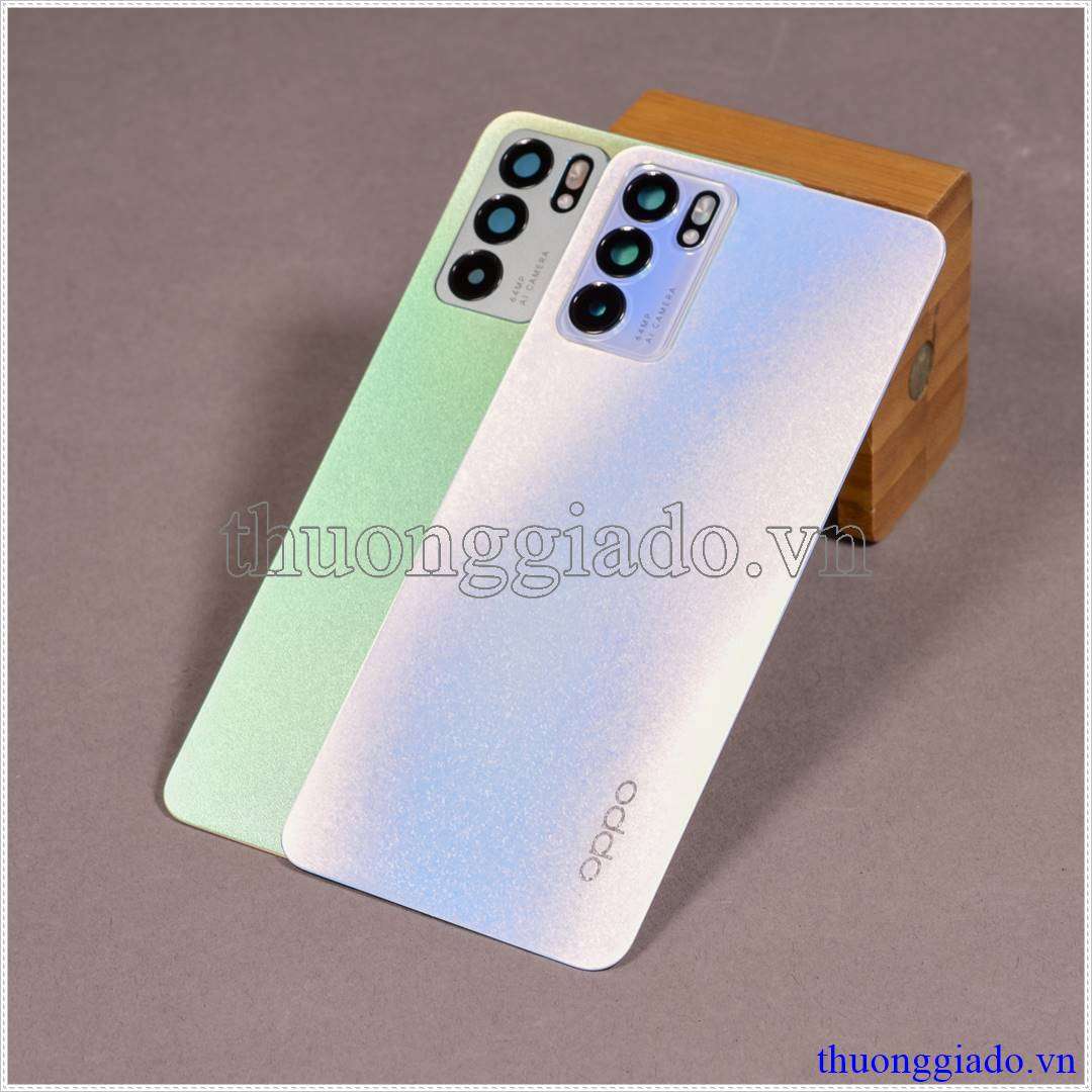 Thay kính lưng (nắp lưng) Oppo Reno6, Oppo Reno 6 chính hãng, kèm kính camera sau