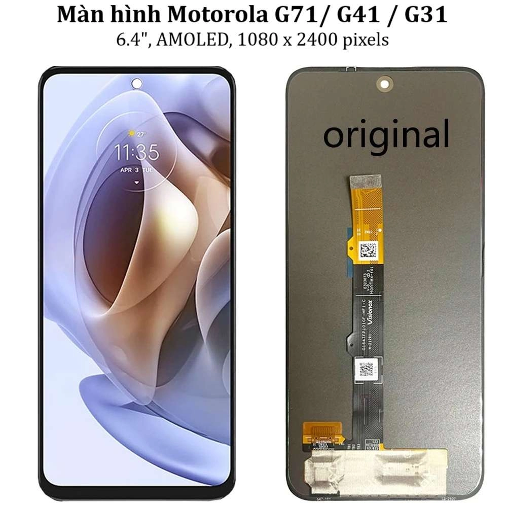 Thay màn hình Motorola G71 / G41 / G31, 6.4 inchs, AMOLED, 1080 x 2400 pixels