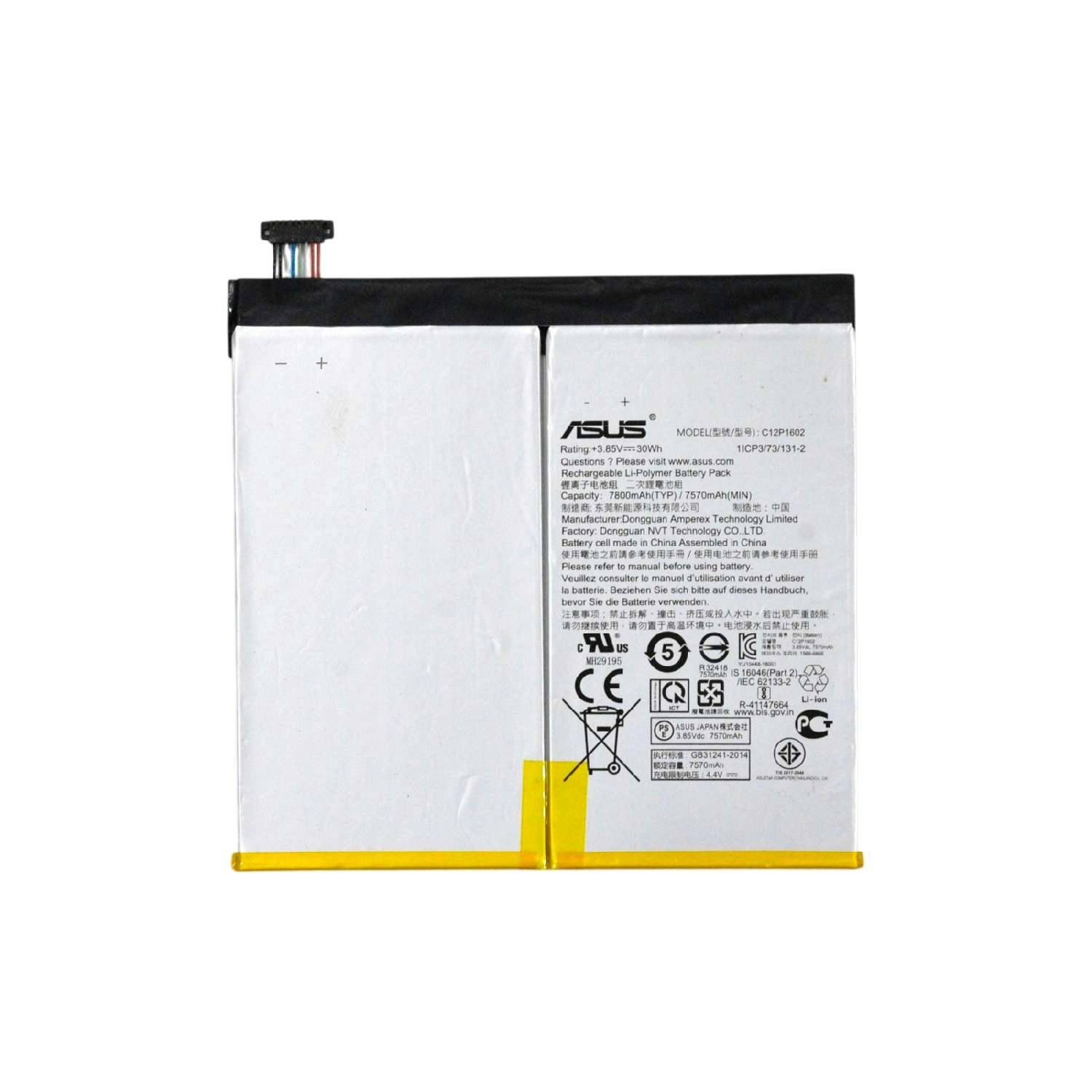Thay pin máy tính bảng Asus Zenpad Z10 ZT500KL, C12P1602, 7800mAh