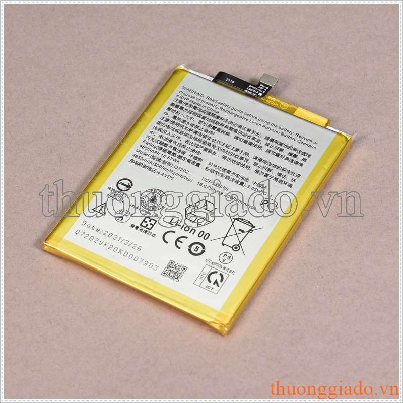 Thay pin HTC Desire 20 Plus, Desire 20Plus, Desire 20 , Q7202, 3.85V 5000mAh 19.25Wh Li-ion Polymer Battery