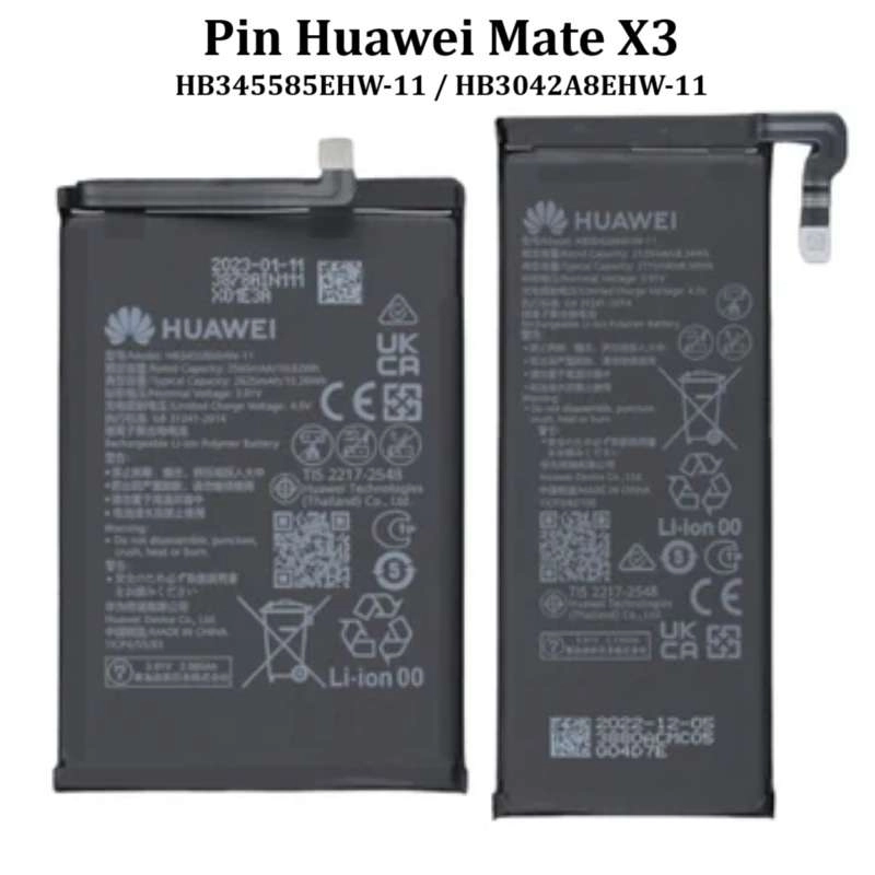 Thay Pin Huawei Mate X3 / HB345585EHW-11 / 2625mAh, HB3042A8EHW-11 / 2175mAh Chính Hãng