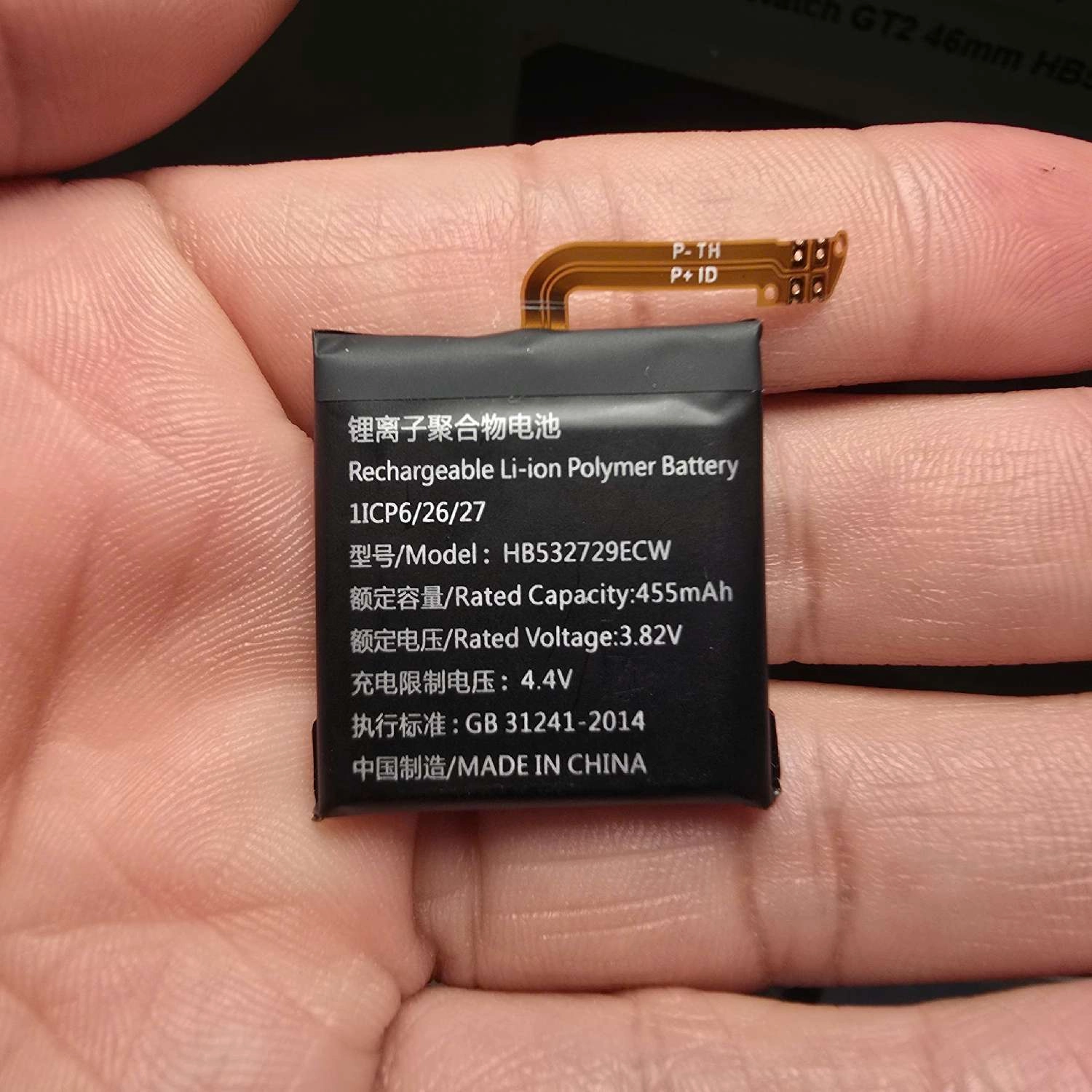Thay pin Huawei Watch GT2 46mm HB532729ECW 455mAh