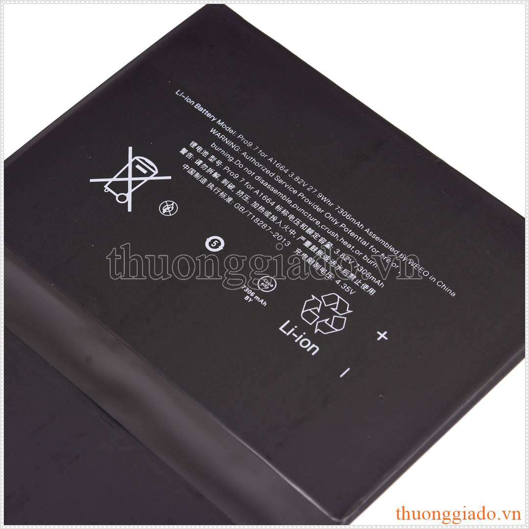 Thay pin iPad Pro 9.7 2016 A1664 7306mAh 27.9Wh
