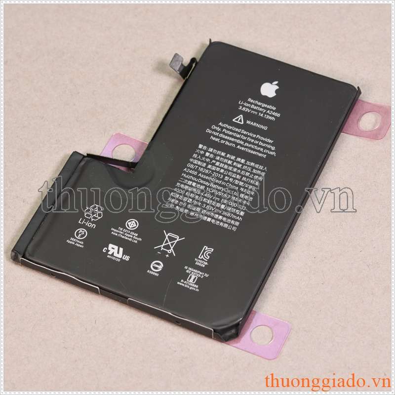 Pin iPhone 12 Pro Max chính hãng, Apple A2466, 3.83V 3687mAh 14.13Wh Li-ion Polymer Battery
