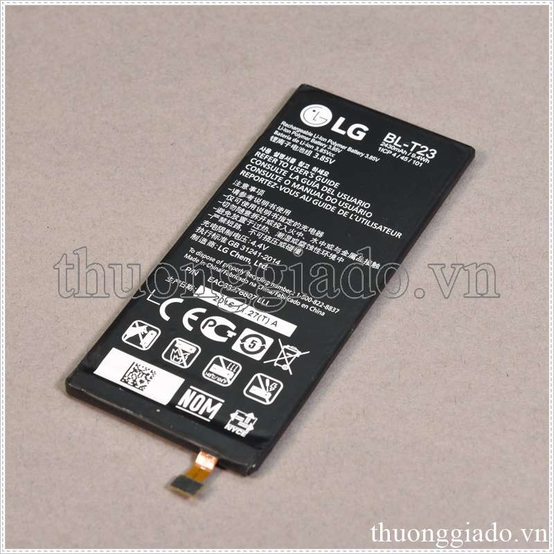 pin LG X Cam K580, K580F, K580I (LG BL-T23) 3.85V 2430mAh 9.4Wh Li-ion Polymer Battery