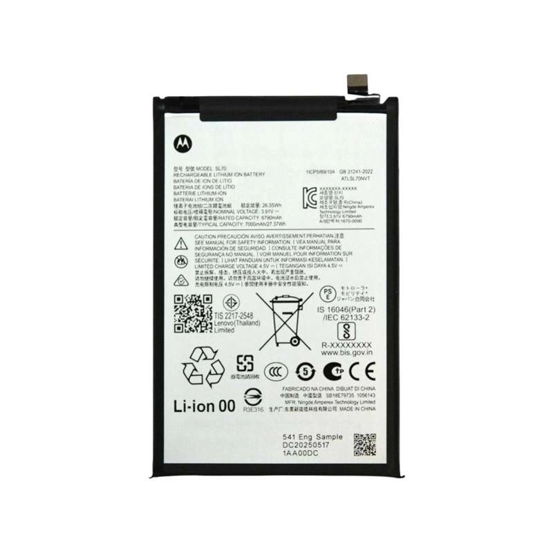 Thay Pin Motorola G06 (SL70) 7000mAh 27.37Wh