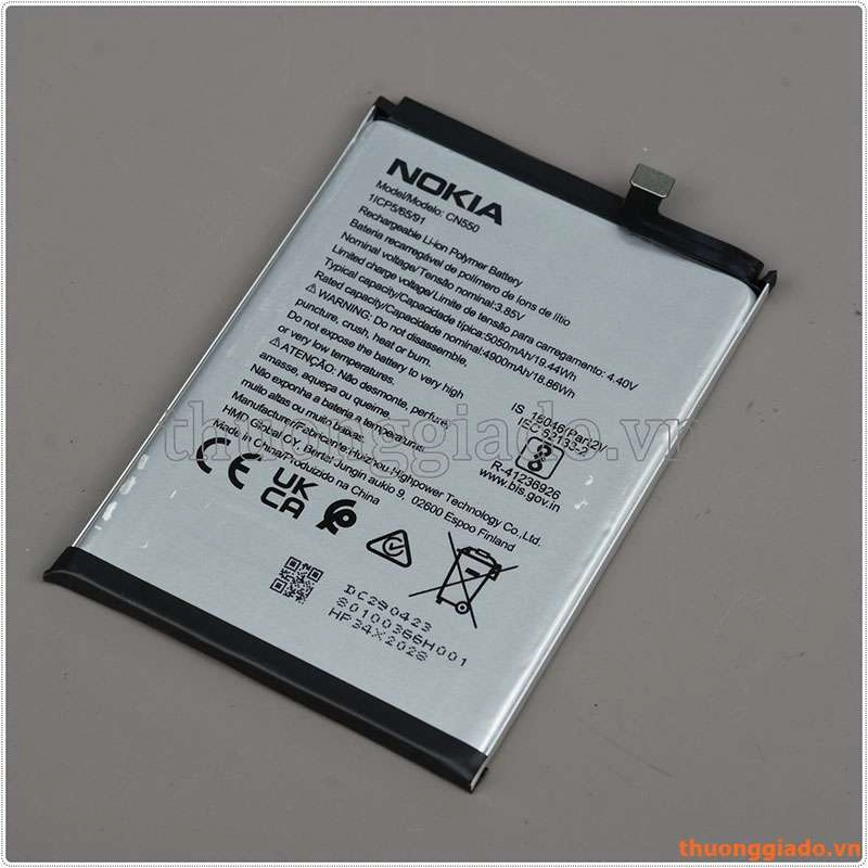 Thay pin Nokia C31, 5050mAh, CN550, 19.44Wh