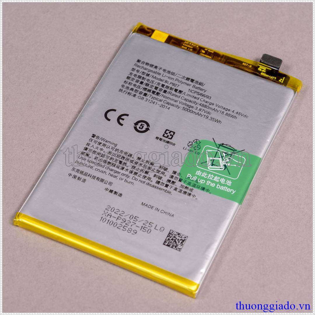 Thay pin Oppo BLP927, 5000mAh