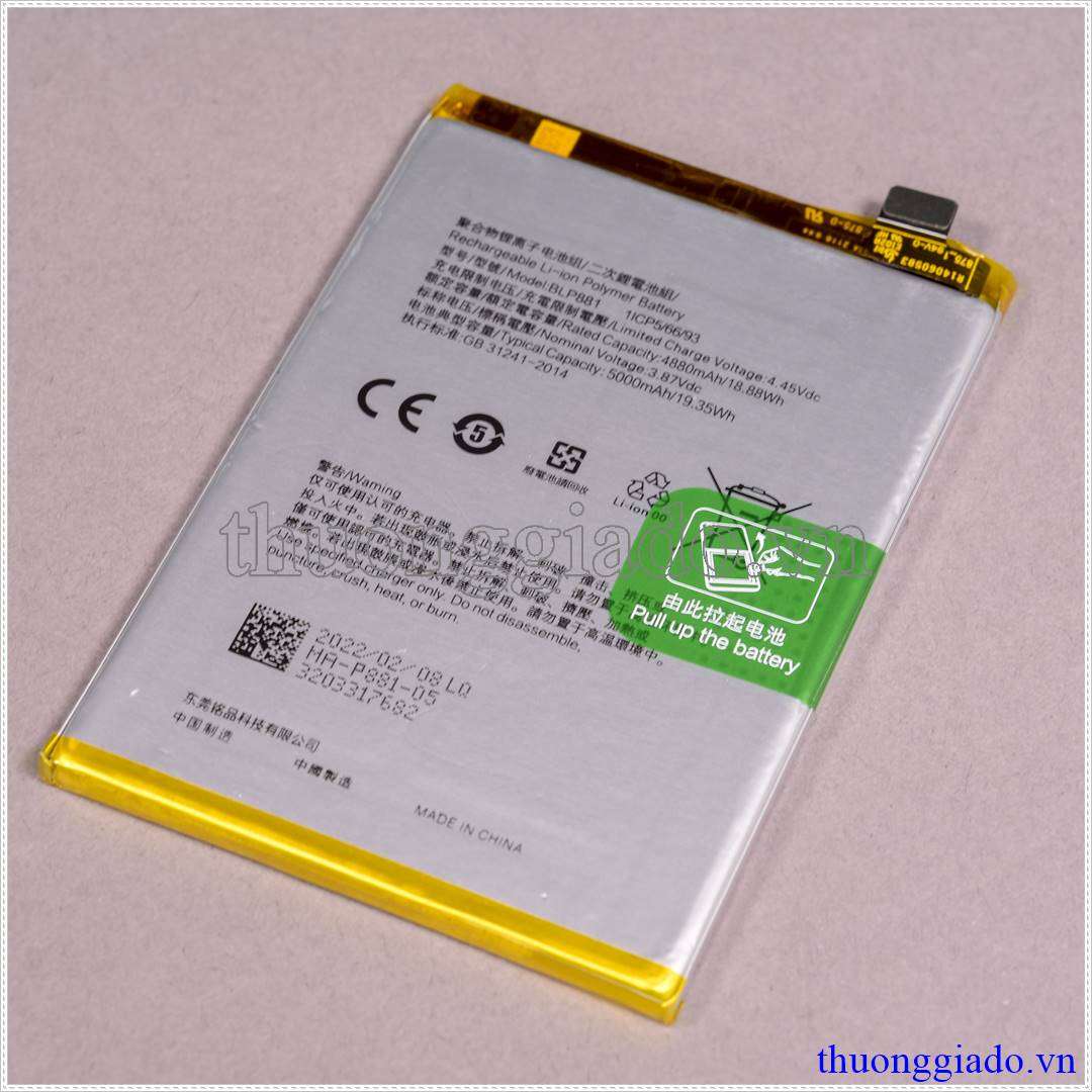 Thay pin Oppo BLP881, 5000mAh