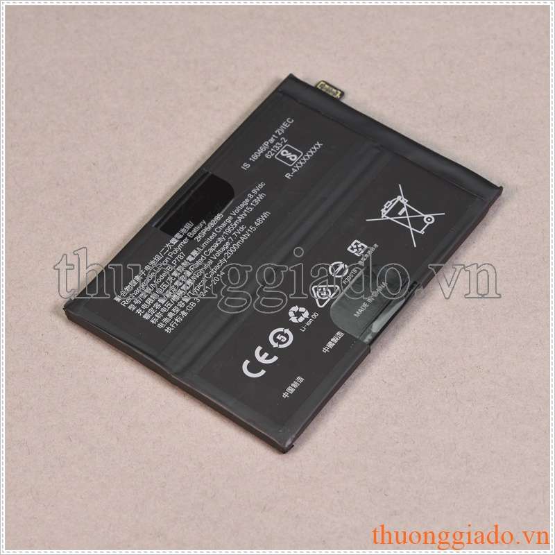 Thay pin Oppo Reno 4 Pro, Oppo Reno4 Pro BLP787 7.7V 2000mAh 15.48Wh