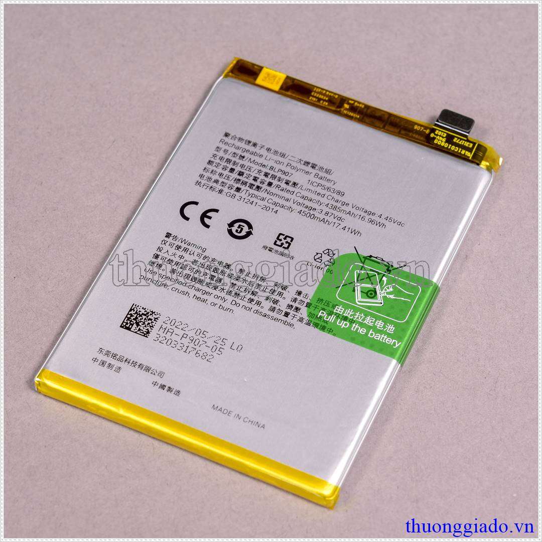 Thay pin Oppo Reno 7Z 5G, Reno7 Z 5G, BLP907, 4500mAh