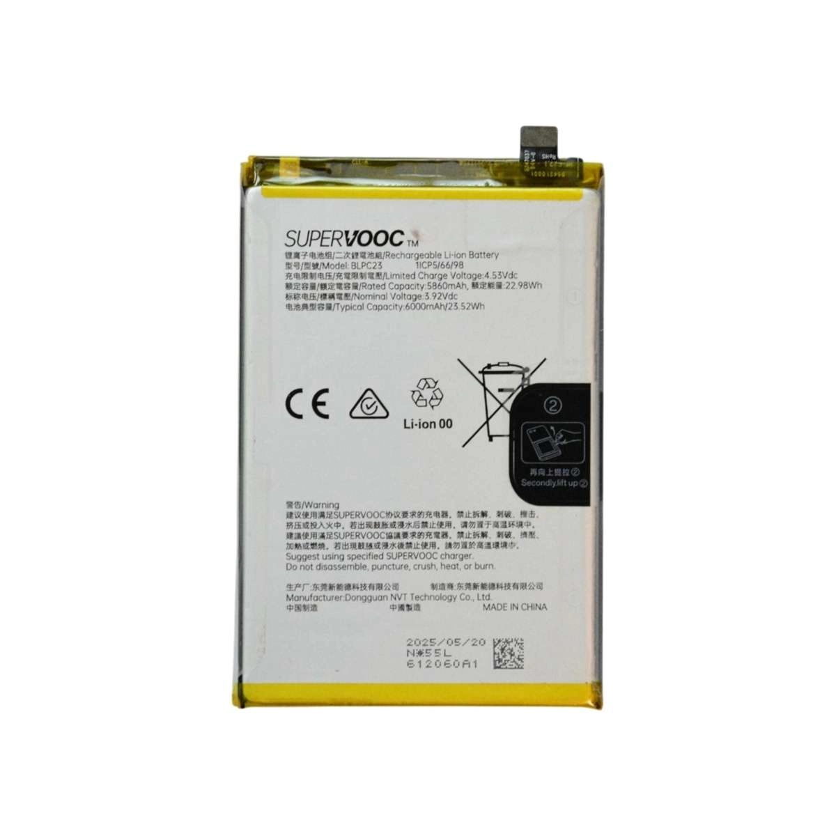 Thay Pin OPPO Vivo Realme OnePlus BLPC23 6000mAh 23.52Wh