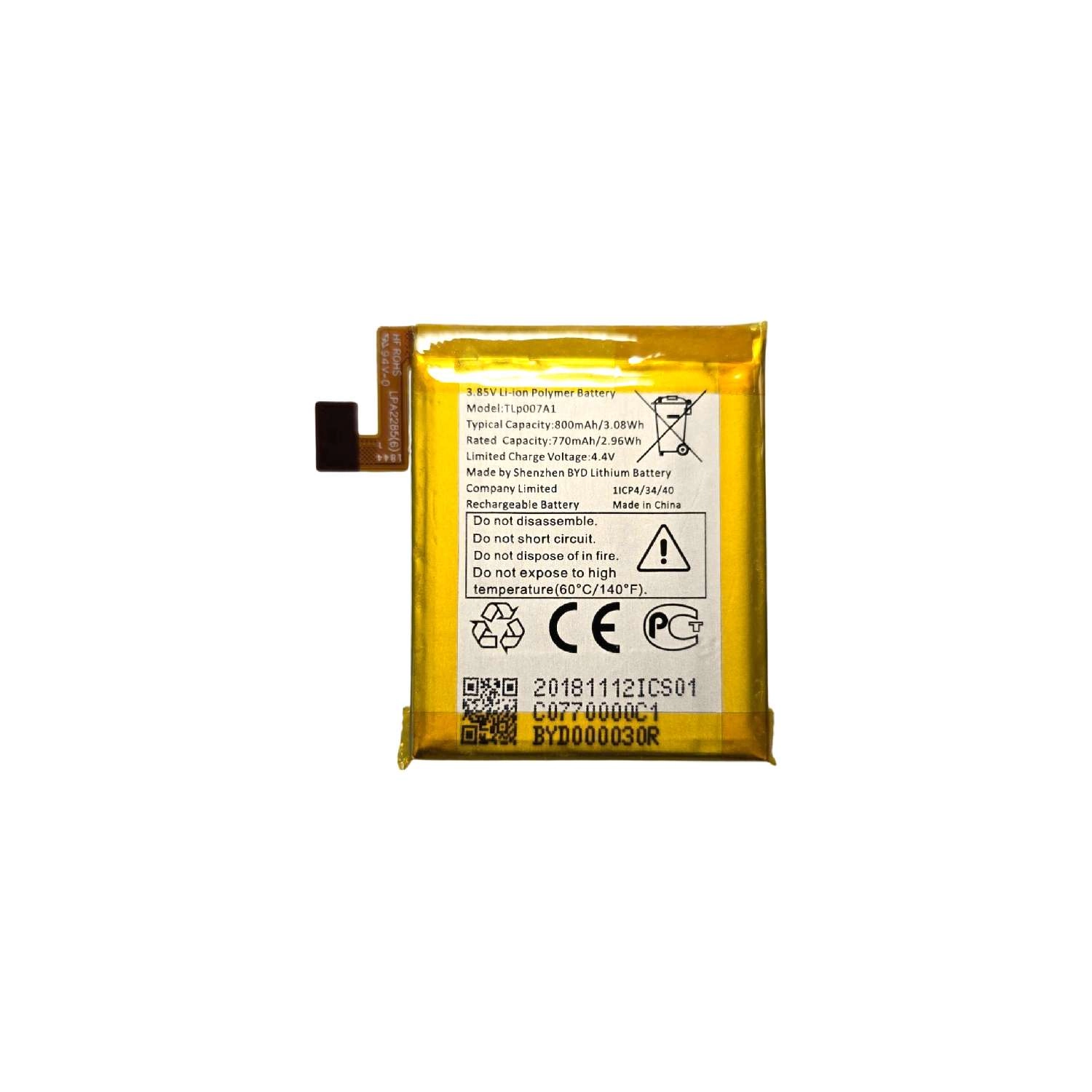 Thay Pin Palm Phone PVG100 TLp007A1 800mAh 3.08Wh