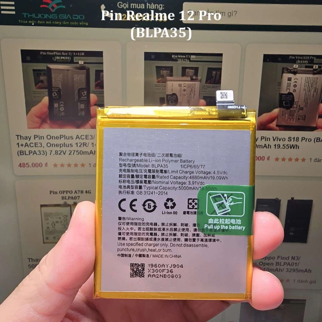 Thay Pin Realme 12 Pro