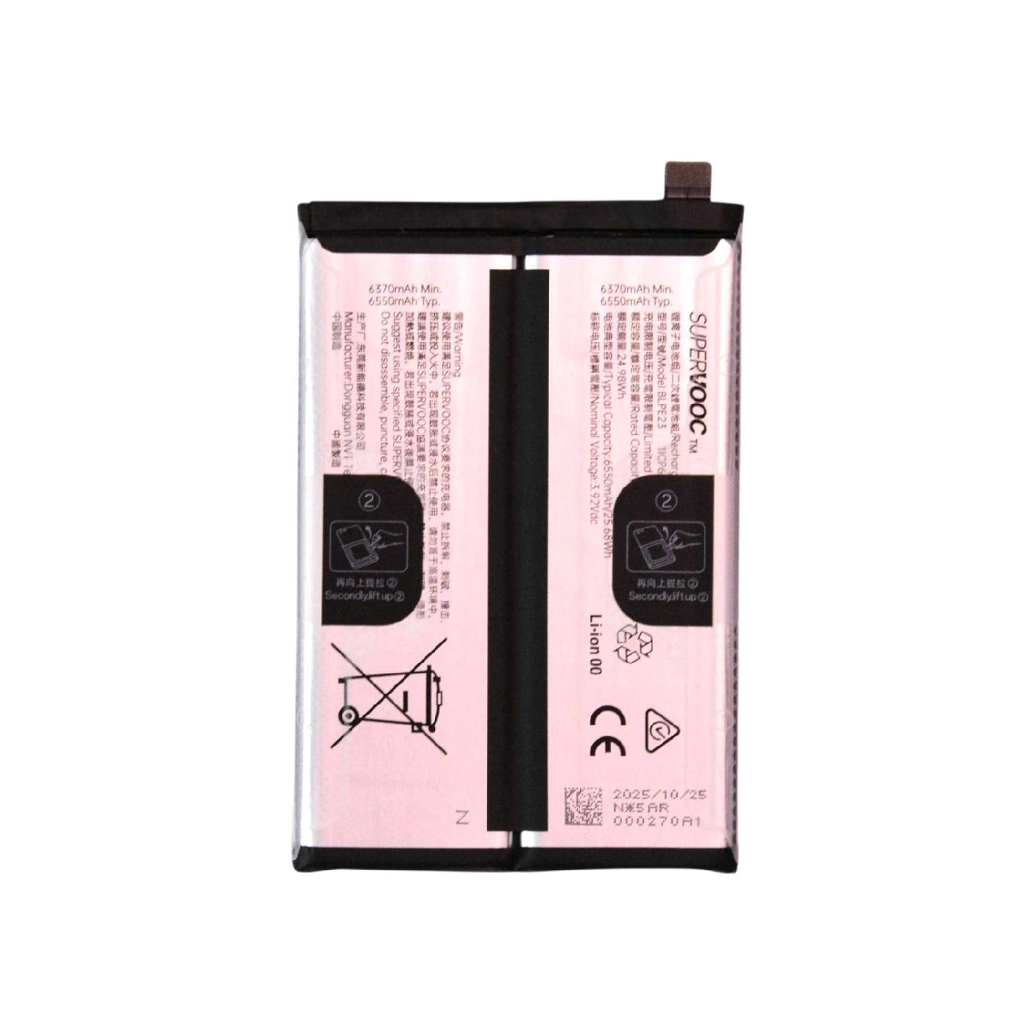 Thay Pin Vivo OPPO Realme SUPERVOOC BLPE23 6550mAh 25.68Wh