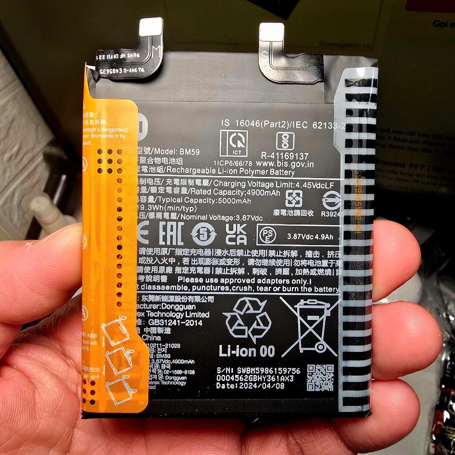 Thay Pin Xiaomi 11T Chính Hãng