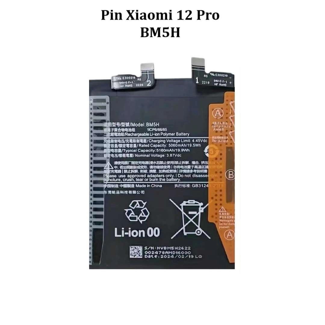 Thay Pin Xiaomi 12 Pro BM5H