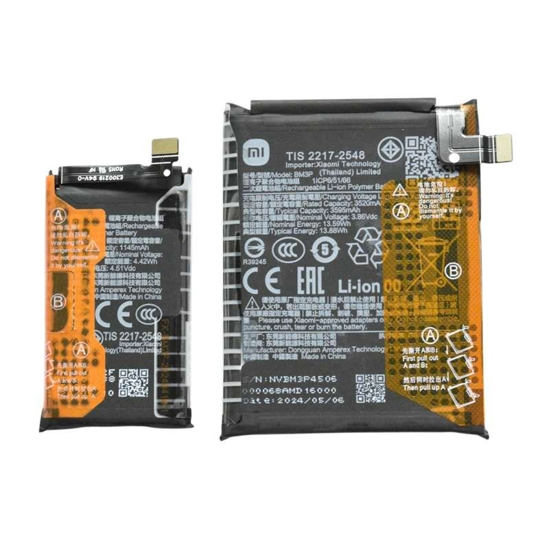 Thay Pin Xiaomi Mix Flip 5G (BM3P / BM2F)  3595mAh/ 1145mAh Chính hãng