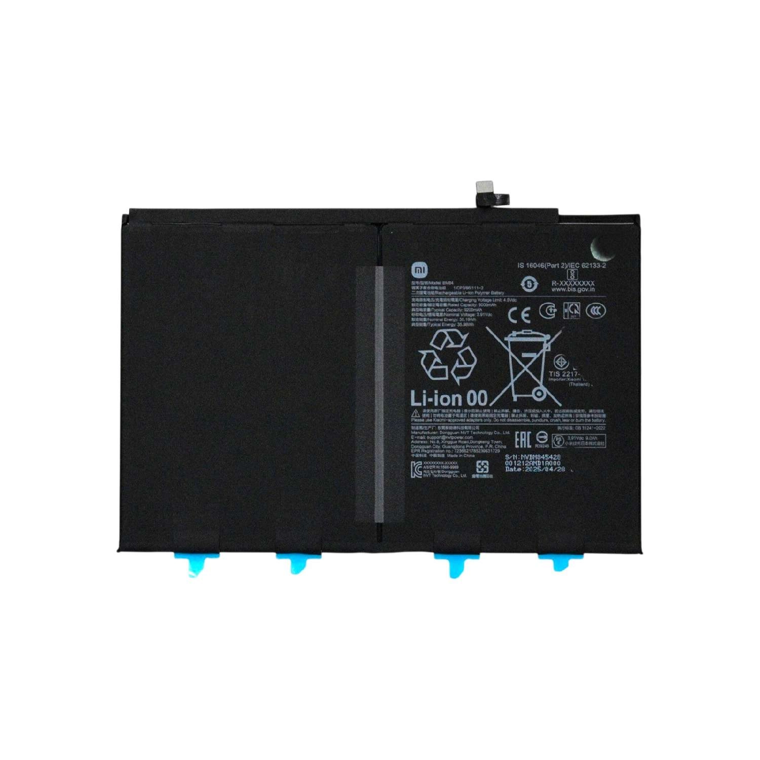 Thay Pin Xiaomi Pad 8 / Pad 8 Pro (BM84) 3.91Vdc 9200mAh 35.98Wh