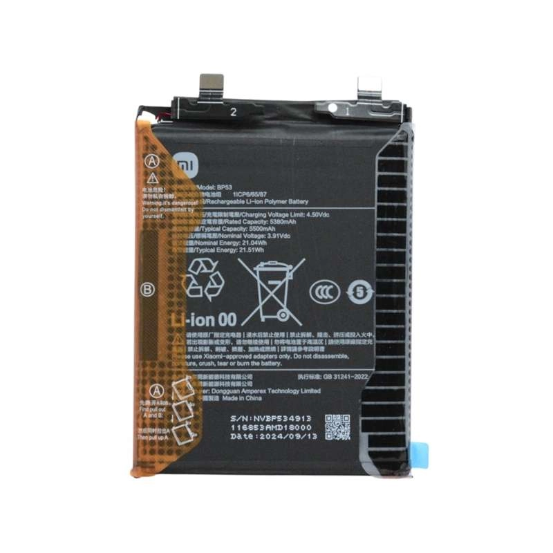 Thay Pin Xiaomi Redmi K70 Ultra (BP53) 5500mAh 21.51Wh