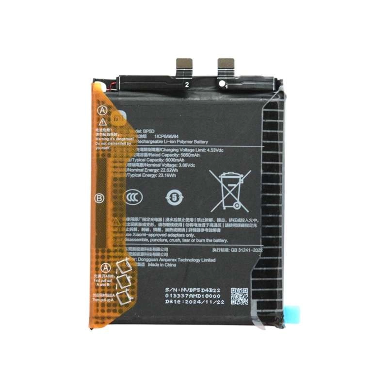 Thay Pin Xiaomi Redmi K80 Pro (BP5D) 6000mAh 23.16Wh