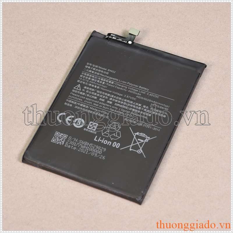 Thay pin Xiaomi Redmi Note 9 Pro (BN52)