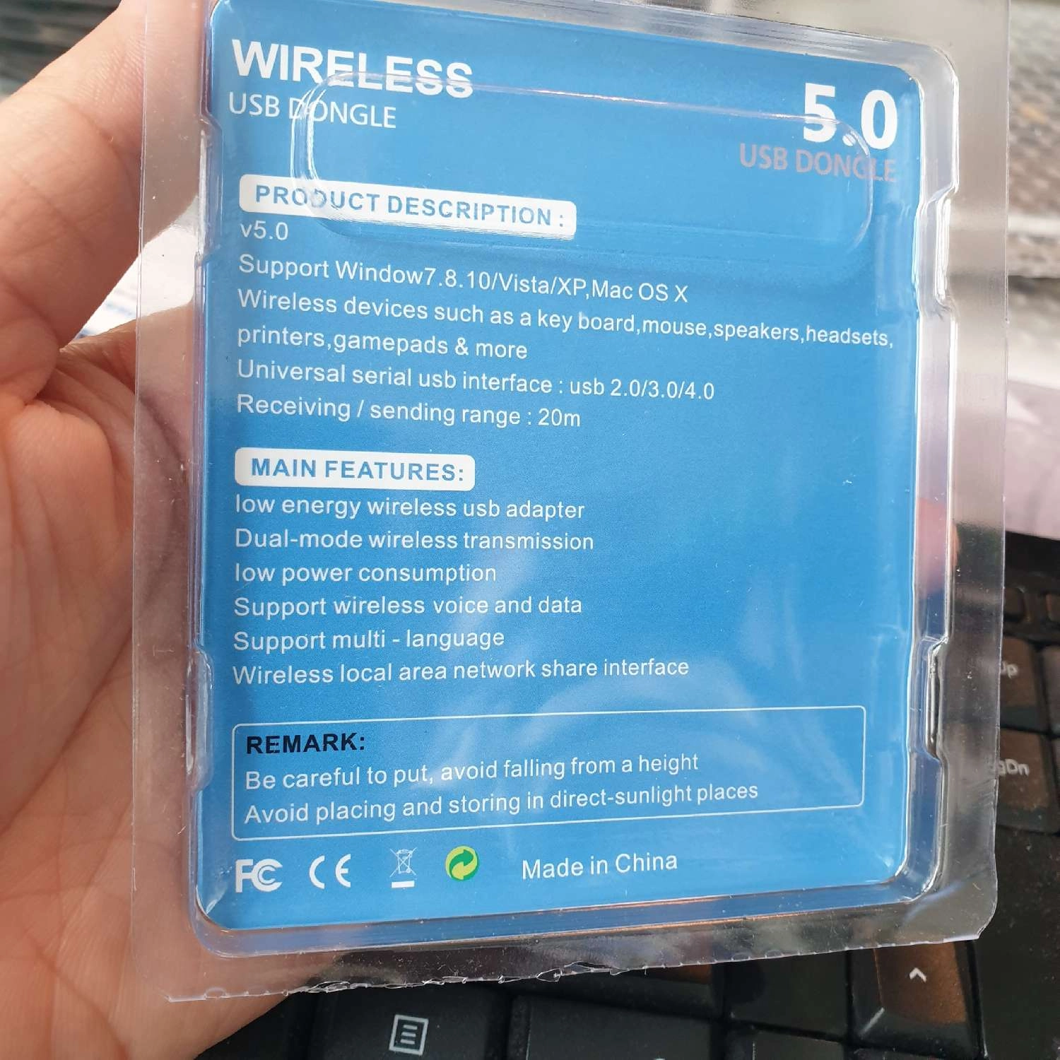 Thiết bị kết nối USB Bluetooth DONGLE 5.0	