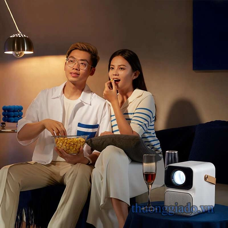 Máy chiếu Xiaomi Wanbo T6 Max (Full HD gốc 1080P với độ sáng cao 550 ANSI Lumens)