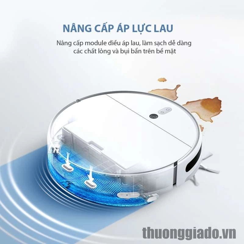 Robot hút bụi lau nhà Xiaomi Mijia 2C, công suất hút 2700Pa, 110 phút thời lượng, kết hợp làm sạch và khử trùng