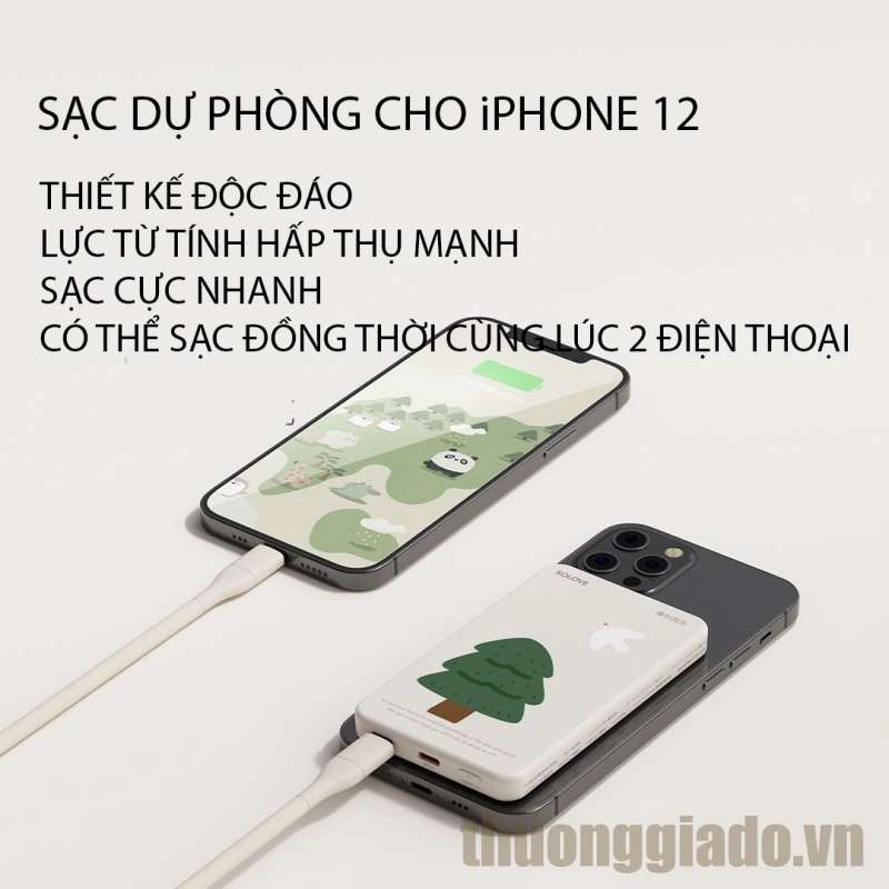 Sạc dự phòng không dây Solove W9