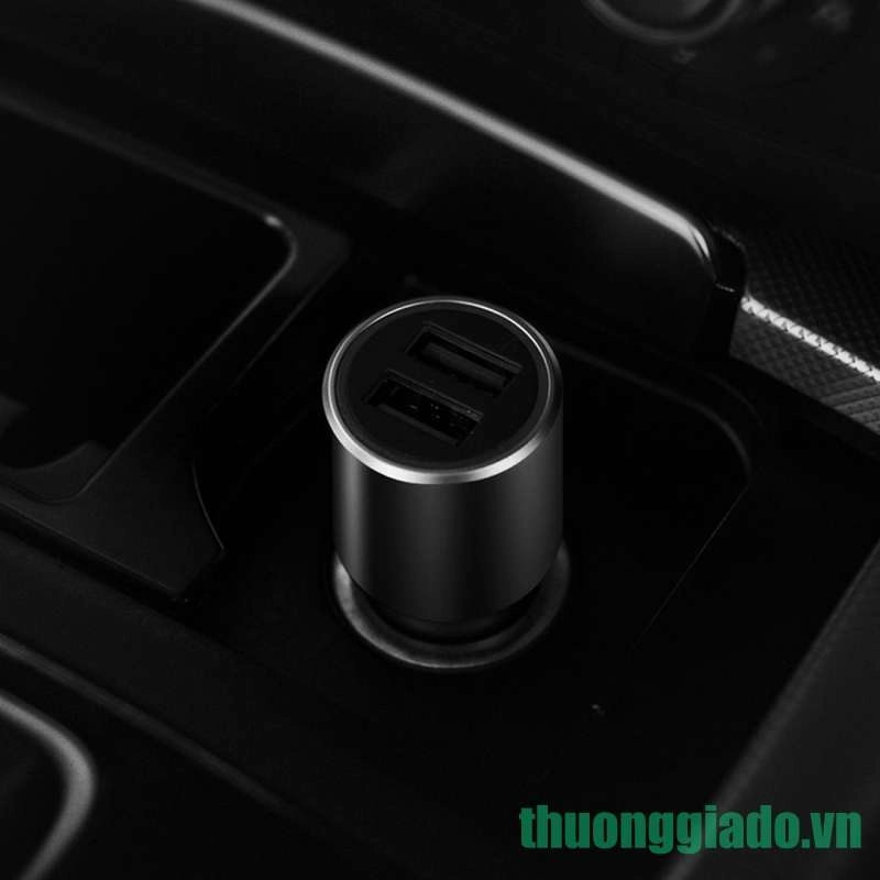 Sạc nhanh ô tô Xiaomi CC02CZM, công suất 36W, hỗ trợ QC3.0, 02 cổng USB-A