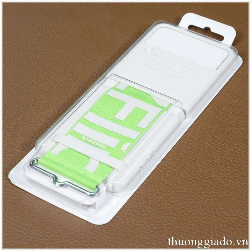 Ốp lưng Samsung Galaxy Z Flip3 Silicone Cover With Strap