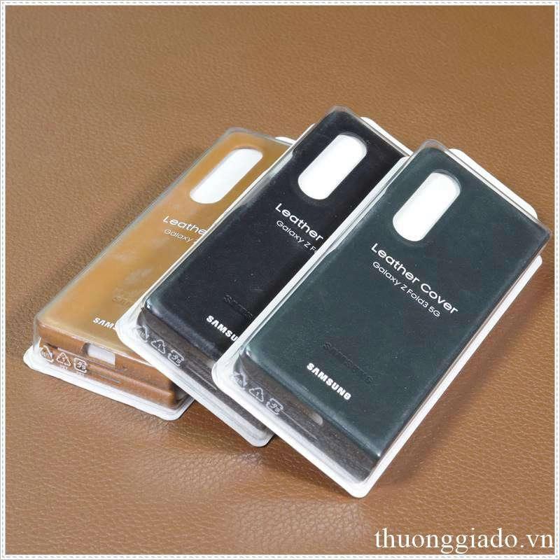 ốp lưng da Samsung Z Fold3 Leather Cover Chính hãng ốp lưng da Samsung Z Fold3 Leather Cover Chính hãng