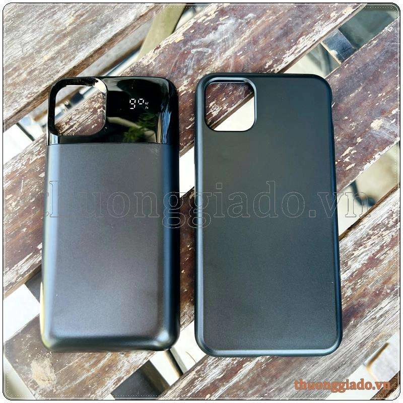 Pin sạc dự phòng không dây kèm ốp lưng iPhone 11 Pro Max (5500mAh, 20.35Wh) Pin sạc dự phòng không dây kèm ốp lưng iPhone 11 Pro Max (5500mAh, 20.35Wh)