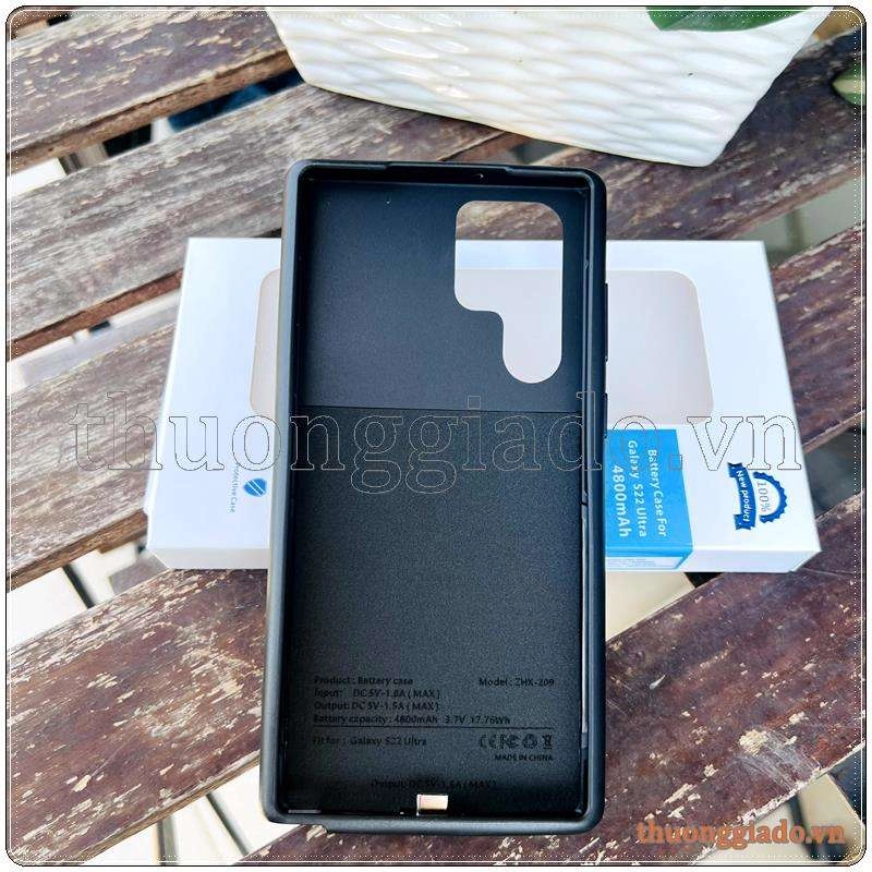 Pin sạc dự phòng kiêm ốp lưng Samsung S22 Ultra