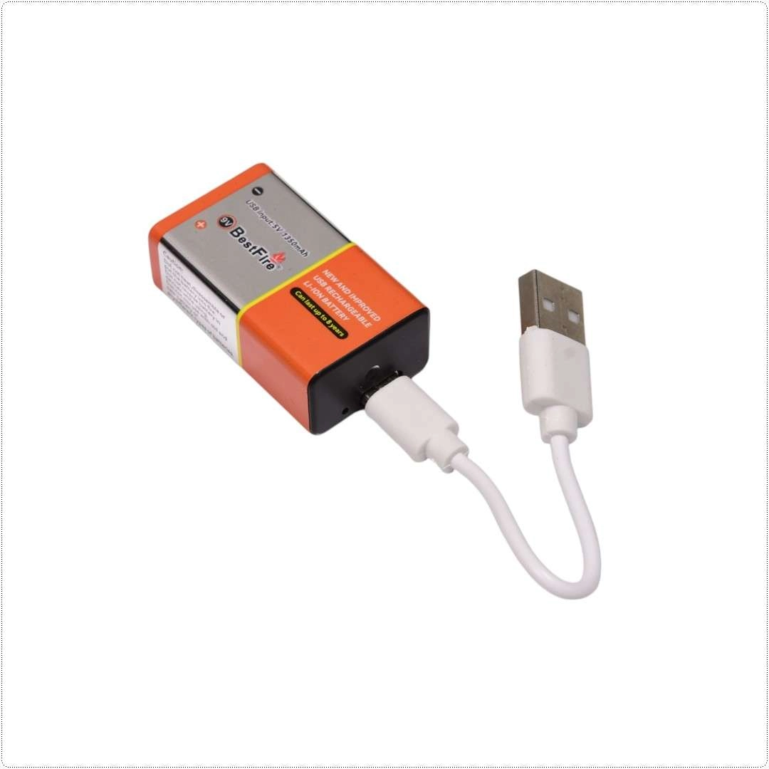 Pin sạc 9V BestFire 6750mWh (5V-1350mAh) tích hợp cổng sạc type-c Pin sạc 9V BestFire 6750mWh (5V-1350mAh) tích hợp cổng sạc type-c