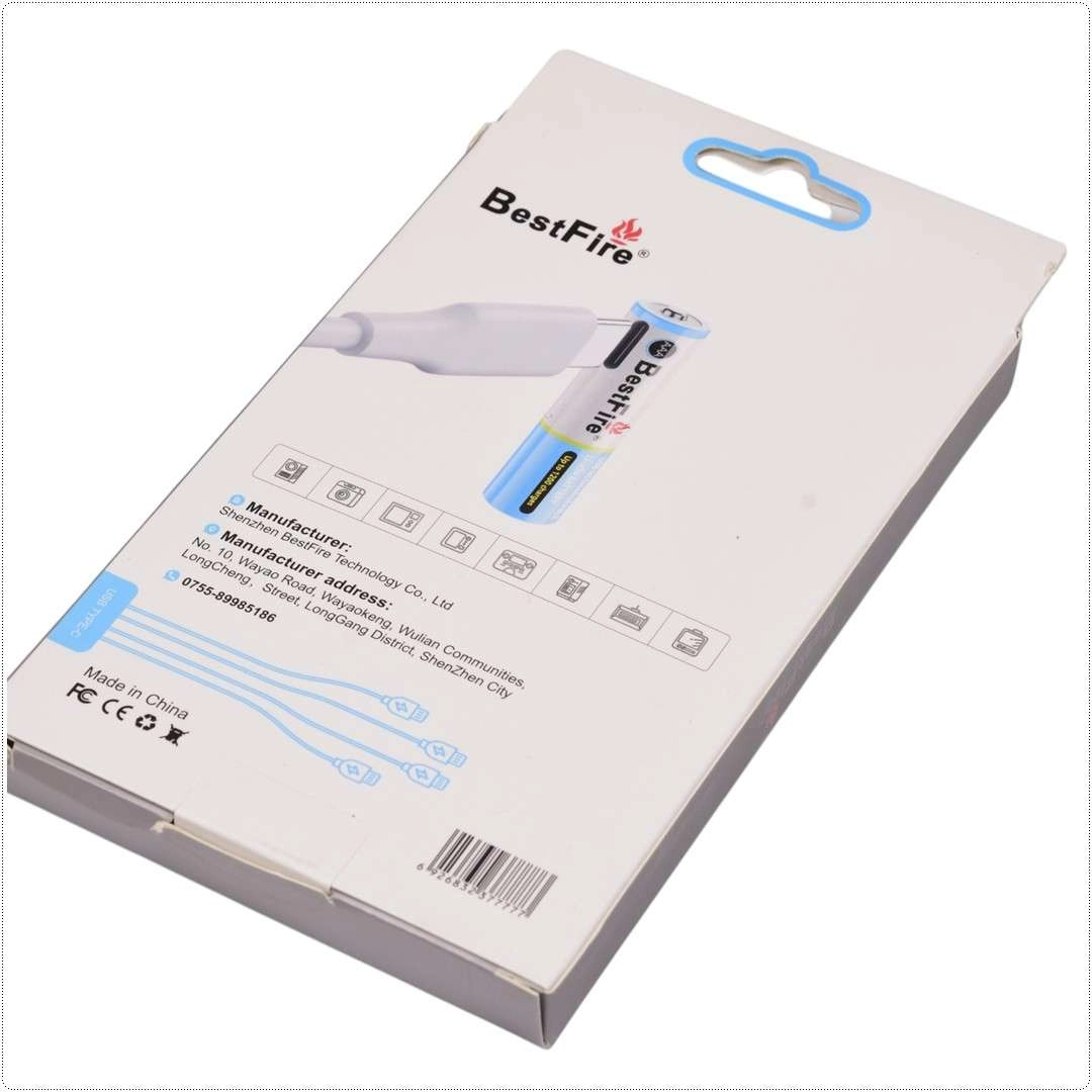 Bộ 2 viên / 4 viên pin sạc AAA 1.5V BestFire 1100mWh 700mAh cổng sạc type-c