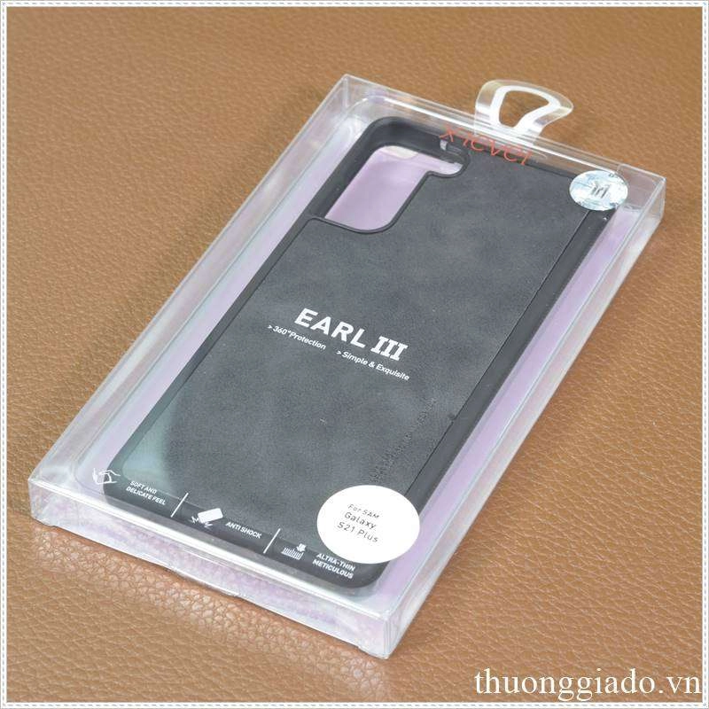Ốp lưng da Samsung Galaxy S21 Plus S21  hiệu X-Level EARL III Ốp lưng da Samsung Galaxy S21 Plus S21  hiệu X-Level EARL III