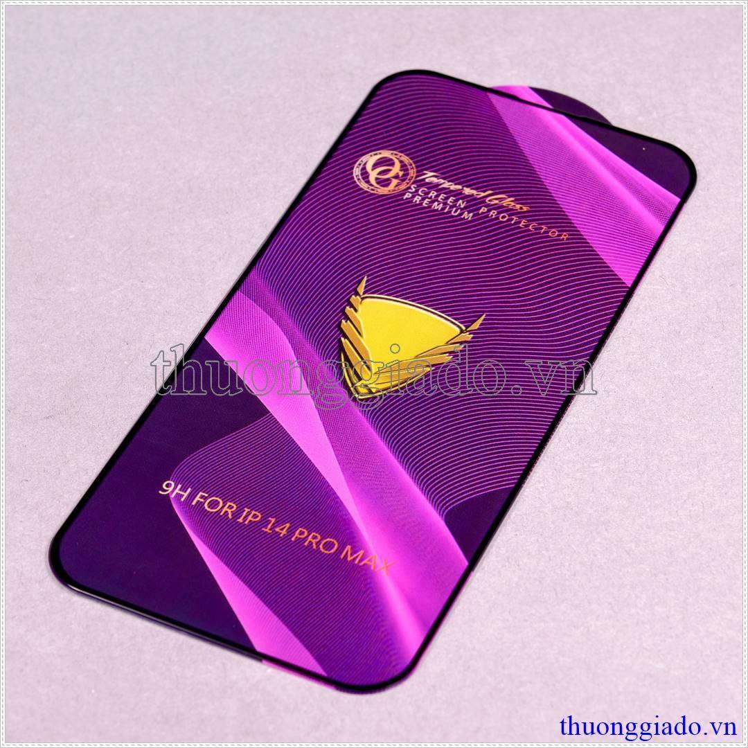 Miếng dán màn hình iPhone 14 Pro Max (kính cường lực 9H, 5D, full màn)