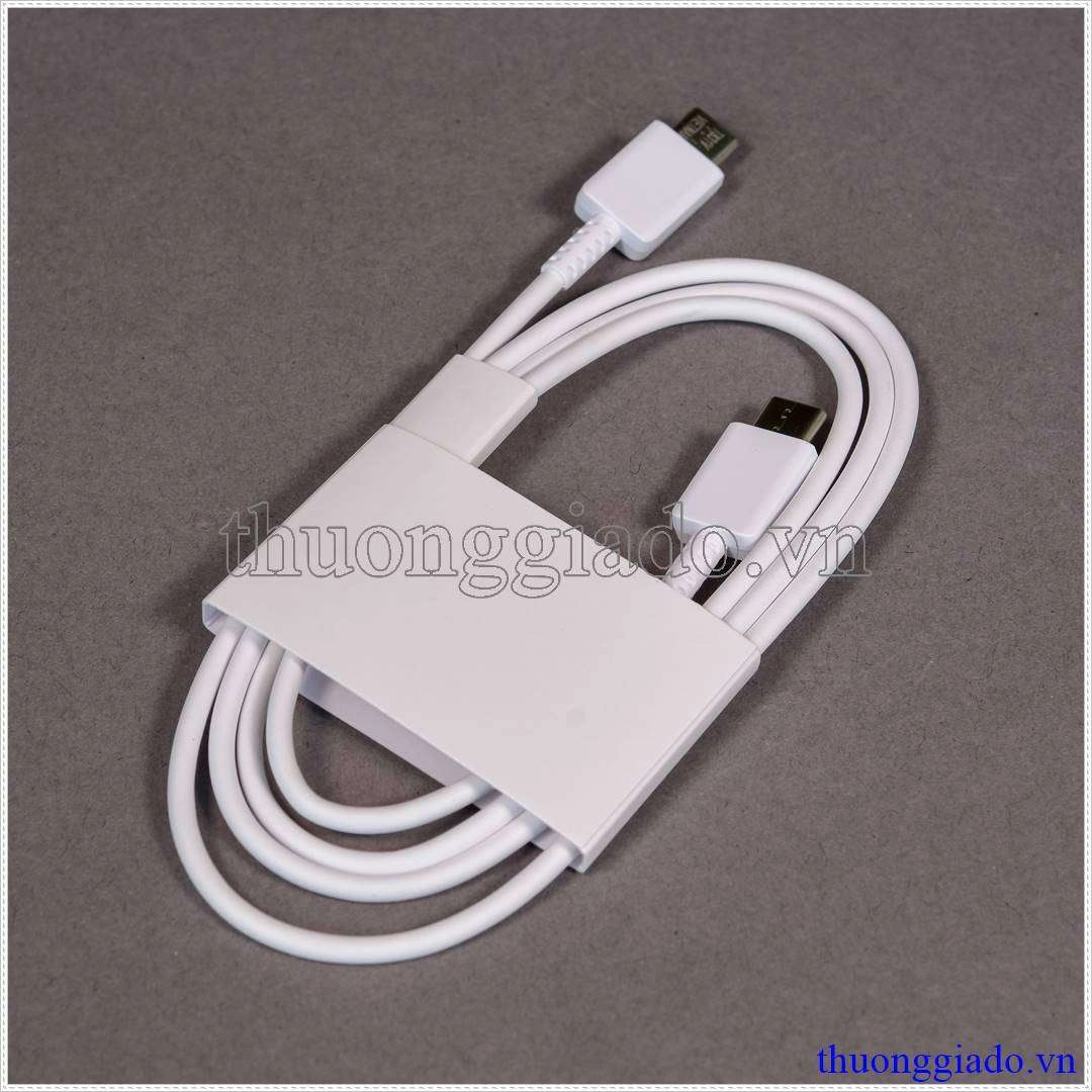 Cáp sạc nhanh Type C - Dây sạc Type C to Type C Max 25W màu trắng