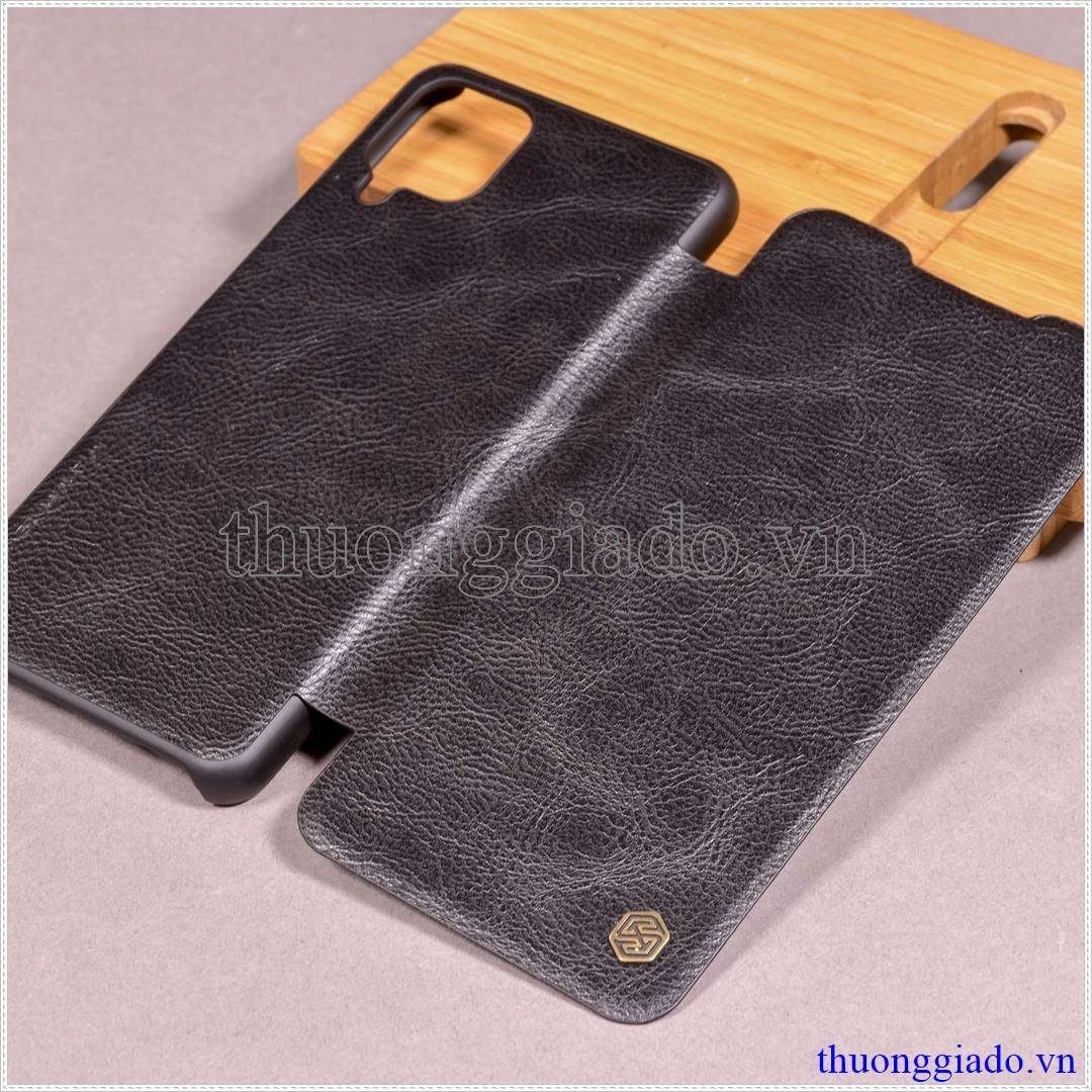 Bao da Samsung Galaxy A12 ( hiệu Nillkin, QIN series)