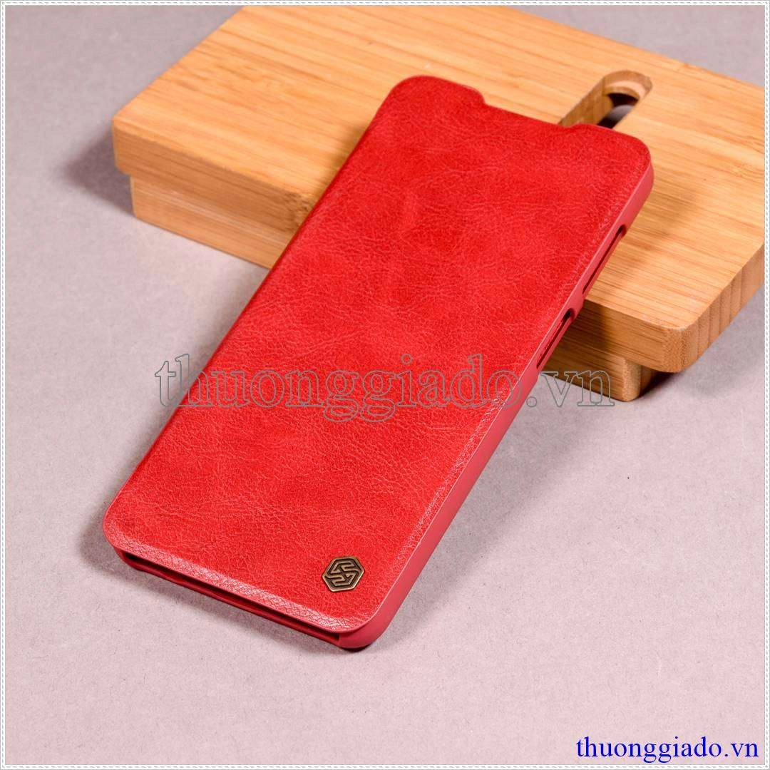 Bao da Samsung Galaxy A12 ( hiệu Nillkin, QIN series)